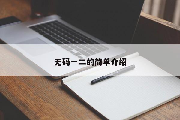 无码一二的简单介绍